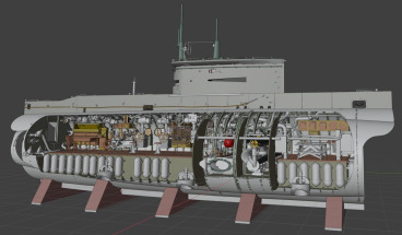 HMS AE2 Model – Update