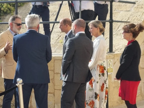 The Submariners’ Walk, Malta – visit by The Duke and Duchess of Edinburgh