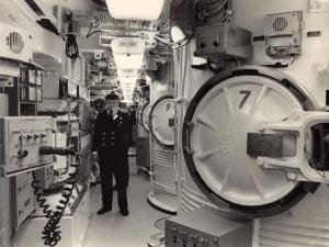 The missile compartment onboard HMS Resolution credit National Museum of the Royal Navy high res